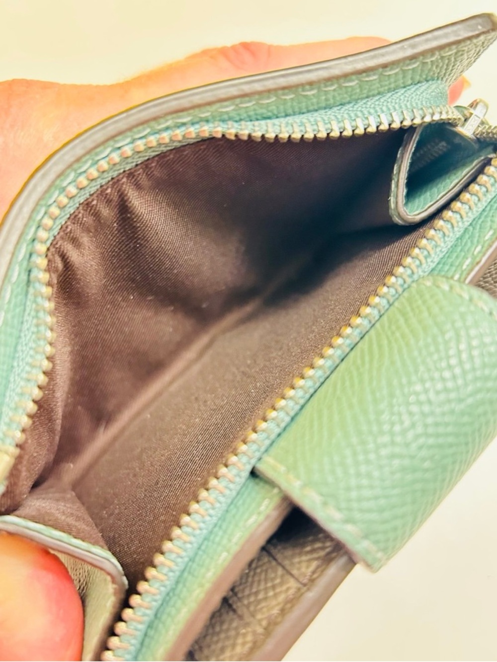 Coach Medium Corner Zip Wallet - Picture 8 of 8